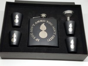 Ammo Flask Gift Set