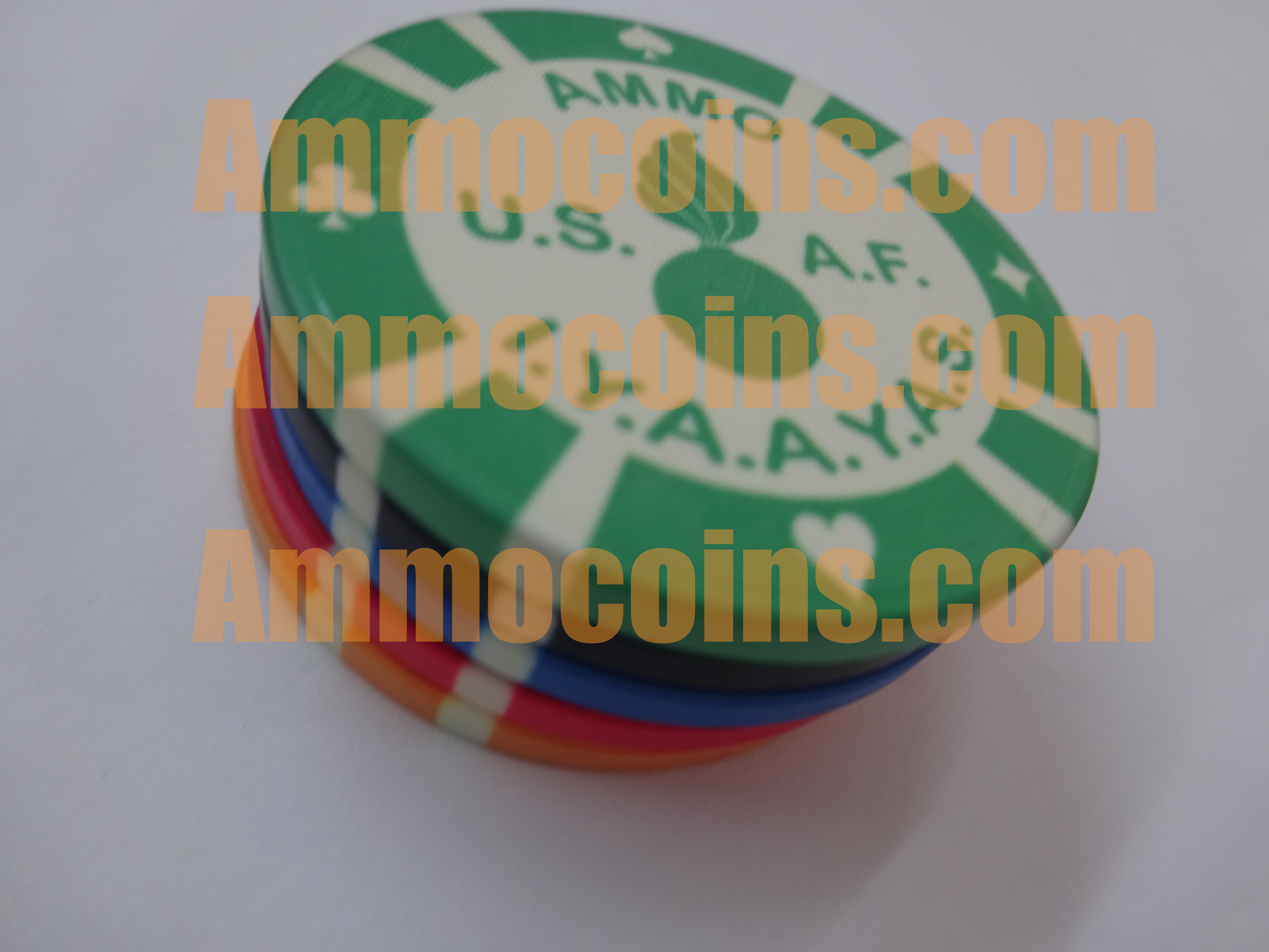 Ammo Poker Chips