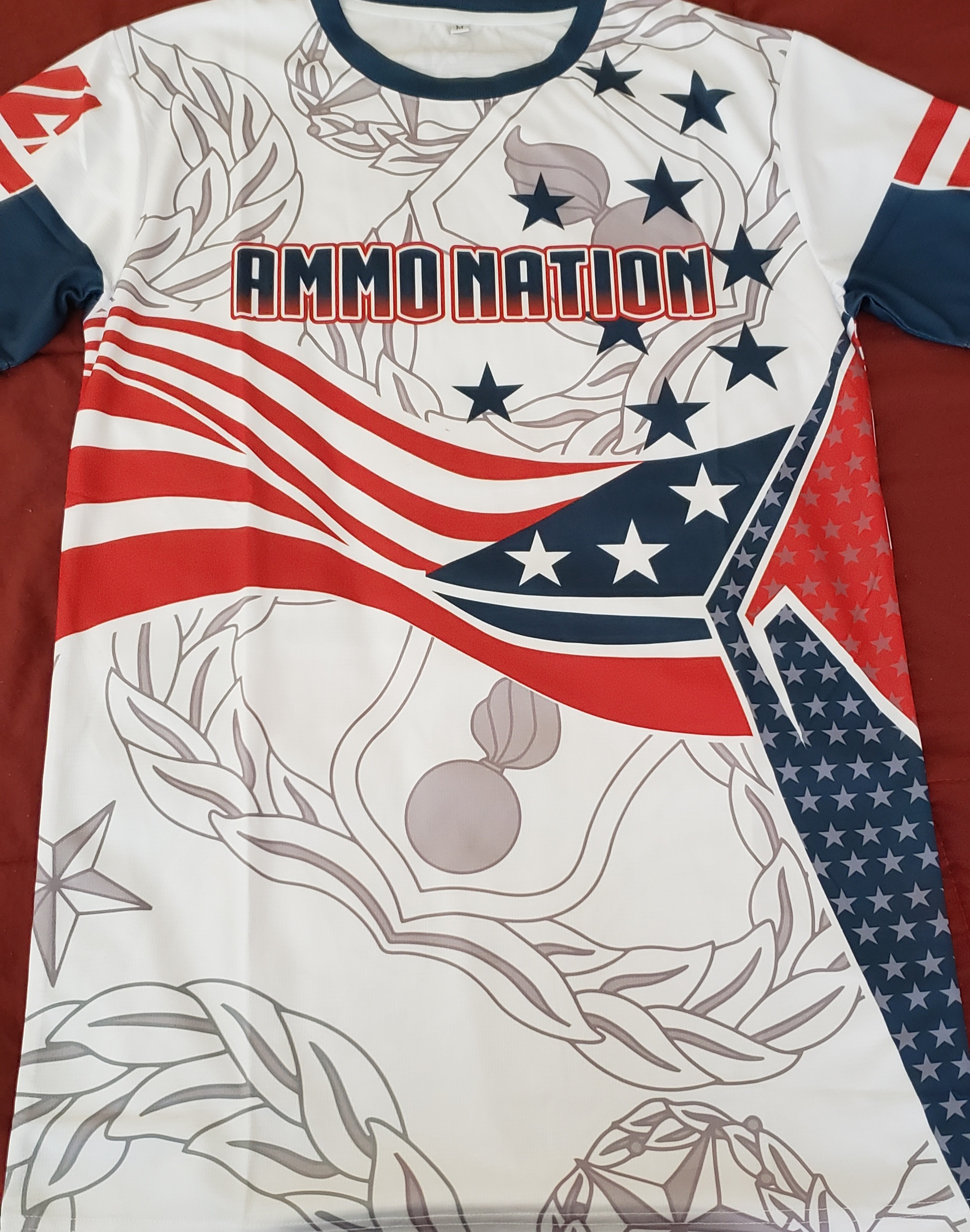 patriotic sublimated softball jerseys - full-dye custom softball